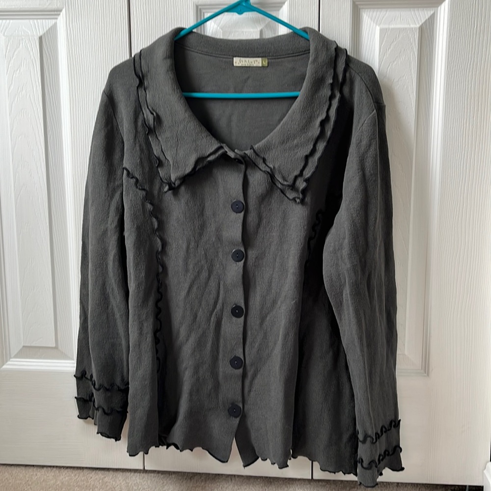 Grey cardigan